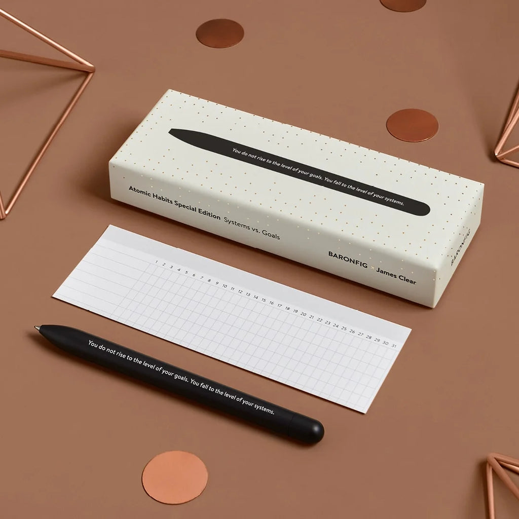 Clear Habit Journal & Pen Set